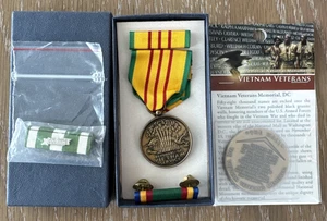Vietnam Veterans Memorial National Monument Medallion Commendation Ribbon Medal - Bild 1 von 24