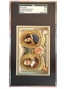 Velázquez Murillo 1896 Liebig pintores famosos holandeses SGC 5,5 - Imagen 1 de 2