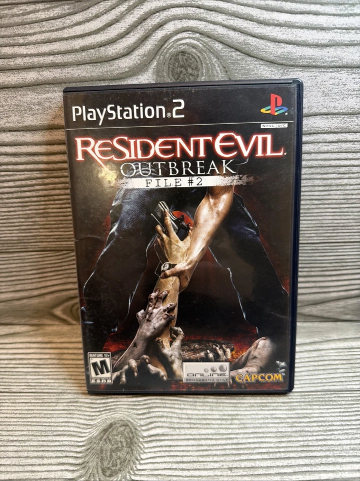 Resident Evil Outbreak File 2 (Capcom, 2004) игра для PS2, отсутствует руководство - Изображение 1 из 3