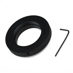 Metall Objektivadapter Ersatz Teleskope Mikroskope 1 Stück schwarze Montierung - Picture 1 of 12