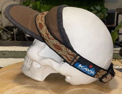 Sombrero Kavu Visera Correa Ajustable Patrón Suroeste Hecho en EE. UU. Caqui Marrón Foto 1 de 4