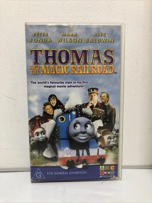 Thomas and the Magic Railroad VHS VideoTape 2000 ABC Kids Children Fonda Baldwin - Image 1 of 4