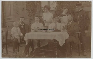 Genuine Photo man in fire brigade uniform used Hermülheim near Cologne 1911 - Picture 1 of 2