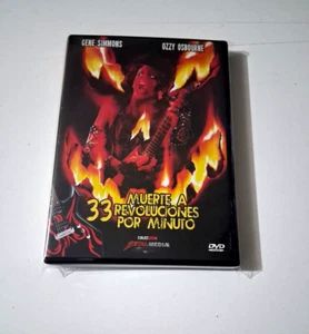 DVD "MUERTE A 33 REVOLUCIONES POR MINUTO" COMO NUEVO GENE SIMONS OZZY OSBOURNE - Bild 1 von 2