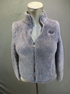 FILA SPORT Size M(10-12) Girl Faux Fur Full Zip Stand Collar Athletic Jacket 200 - Picture 1 of 9