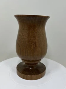 Handcrafted  Oregon Myrtlewood  7” Vase - Picture 1 of 7