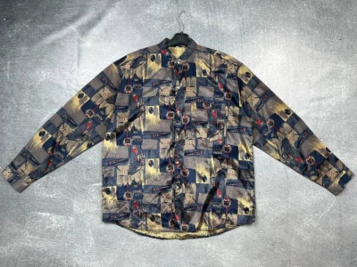 camisa seda vintage años 90 Foto 1 de 4