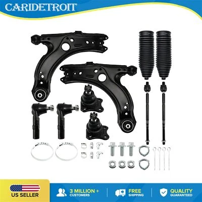 Front Control Arms & Ball Joints For Volkswagen Golf 1999-2006 Beetle 1998-2010 - Image 1 of 4