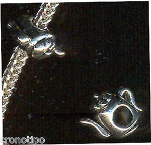 Ciondolo teiera x catene snake 4mm - Imagen 1 de 1