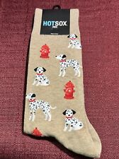 HOT SOX Mens DALMATION DOG LOVERS Novelty Socks Pair