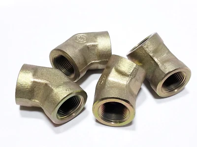 (4) WEATHERHEAD C3359x12 3/4" x 3/4" Female NPT FNPT 45 Degree FEMALE Pipe Elbow - Image 1 of 4