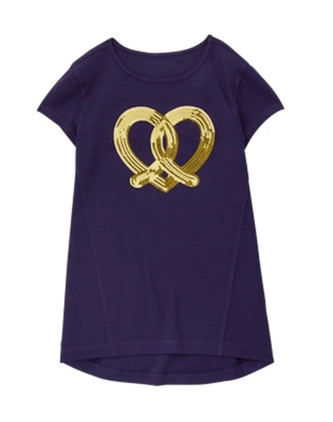 NWT Gymboree Cosmic Club Pretzel Tunic shirt Top Girls S,M,L Navy Blue - Image 1 of 1