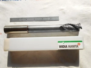 NEW WIDIA 1" DIA X 2" LOC X 8-1/2" L C.C. 3FL HP POWDERED METAL ROUGHING ENDMILL - Picture 1 of 11