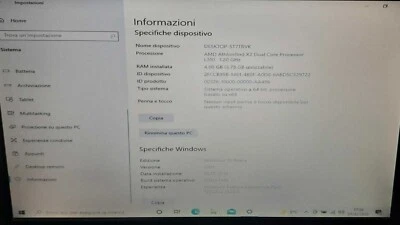 Notebook Acer Aspire 5532 - AMD Athlon X2 Dual-Core - HDD 160 GB | Funzionante - Immagine 1 di 4
