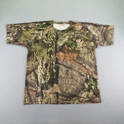 Game Winner Shirt Mens 2XL Brown Camo Mossy Oak Breakup Country Crewneck Hunting - Image 1 of 4