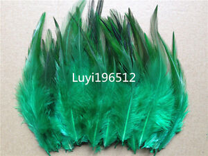 Beautiful 50-500pcs Rooster Tail Feathers 10-15cm / 4-6inch 32 Colors