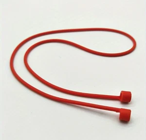 Nuevo Rojo Anti Pérdida Auricular Correa Lazo Cuerda Auriculares Cuerda x AirPods todos los Modelos - Imagen 1 de 6