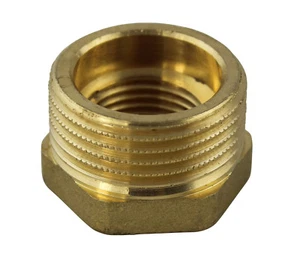 Pieza Reductora Reducción Fitting Latón 1" Ag - 1/2" IG Caldera de Presión Bomba - Imagen 1 de 1