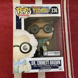Funko Pop! Movies Back To The Future #236 Dr. Emmett Brown Loot Crate Exclusive - Picture 1 of 6