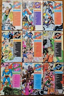 Huge Lot Of 9 DC WHO'S WHO 1 16-18 20-24 Comic Books 1985-1987 High Grade VF/NM - Image 1 of 4