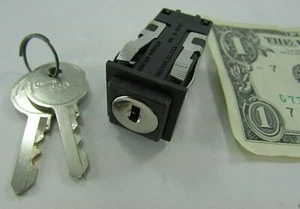 Neu MicroSwitch AML27 elektronischer verriegelbarer Schlüsselschalter, 2-polig DPDT 3A/125VAC 2A250 - Bild 1 von 12