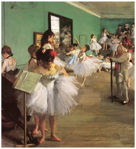 18x24"Decoration CANVAS.Interior room design art.Degas ballerina.Ballet.6386 - Picture 1 of 1