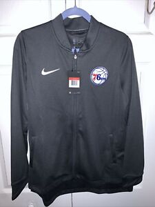 Nba Philadelphia 76ers Sixers Women’s Full Zip Nike Dri Fit Jacket Size Large