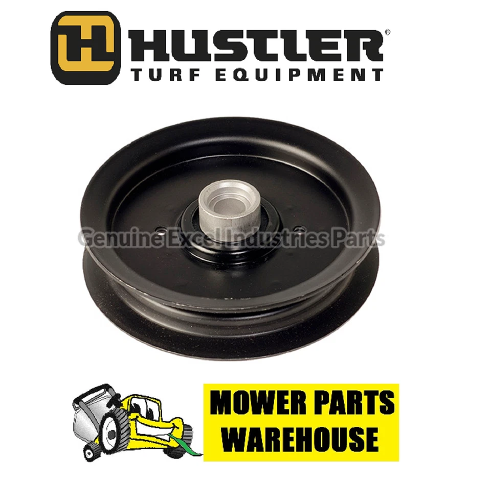 NEW GENUINE OEM HUSTLER FLAT DECK IDLER PULLEY 605512 4" FASTRAK RAPTOR SD - Image 1 of 1