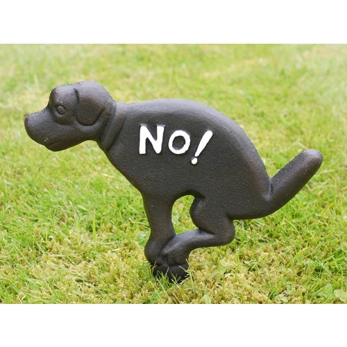 Letrero de hierro fundido sin incrustaciones Foto 1 de 1