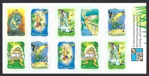 2002 Australia SG# 2240/45 SB155 Magic Rainforest P&S booklet Philatelic BCode - Picture 1 of 2