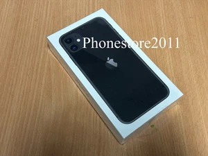 Apple iPhone 11 64GB Black 4G 6.1” Unlocked - Sealed- 1 Year Apple Warranty - Afbeelding 1 van 3