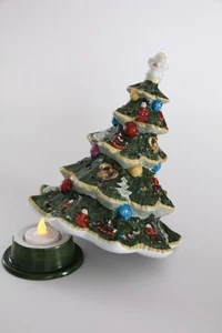 Villeroy & Boch Keramik Weihnachtsbaum Tannenbaum Sapin de Noel Teelichthalter - Bild 1 von 12