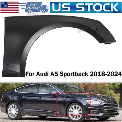 Fender Quarter Panel Passenger Right Side Hand For 2018-2024 Audi A5 Quattro New - Imagem 1 de 4