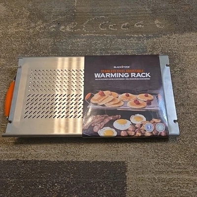 NOVO Rack de Aquecimento Ajustável de Aço Inoxidável Blackstone #5318 - Imagem 1 de 4