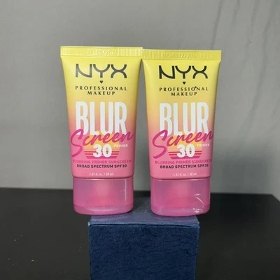 LOT OF 2-NYX PROFESSIONAL MAKEUP BLURSCREEN SPF 30 PRIMER 3-IN-1 BLURRING PRIMER - Image 1 of 4