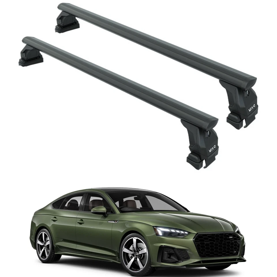 Barras transversales de techo para Audi A5 Sportback (2017-2024), negras Foto 1 de 4