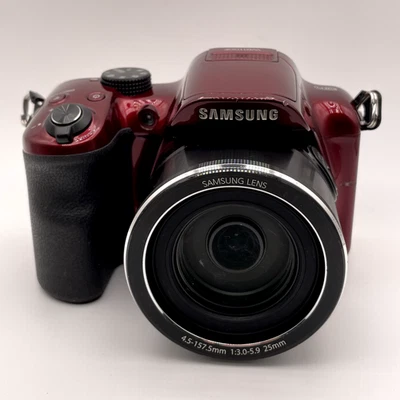 Умная цифровая камера Samsung WB1100F 16,2 Мп - красная - ошибка зума - на запчасти - Изображение 1 из 4