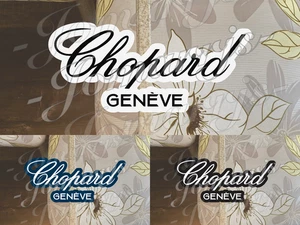 Personalizado Chopard Geneve Logo Calidad Premium Vinilo Adhesivo Calcomanía Impermeable Coche - Imagen 1 de 6