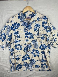 Los Angeles Dodgers Hemd Herren Large blau weiß MLB Baseball Hawaii Aloha - Bild 1 von 13