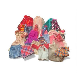 Vintage Doll Clothing & Accessories Bundle Barbie Style Dress Outfits 24 Pieces - Picture 1 of 8