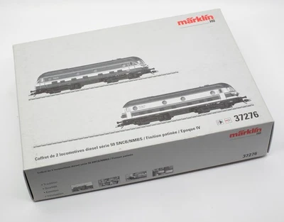 Marklin 37276 Belgian State Railways (SNCB) double diesel loco set weathered - Image 1 of 4