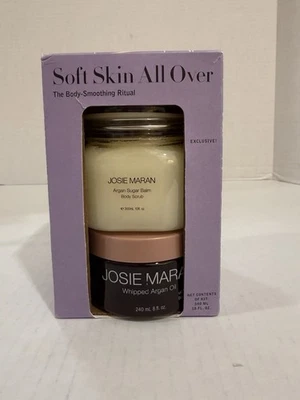 Josie Maran The Body-Smoothing Ritual~Whipped Argan Oil & Sugar Balm Body Scrub - Image 1 of 4
