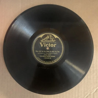 International Novelty Orchestra, 78 rpm, V, When Will The Sun Shine For Me Foto 1 de 2
