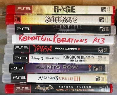 PlayStation 3 PS3 9 Videojuego Paquete Lote Rage Batman Saints Row Assassins Creed Foto 1 de 4