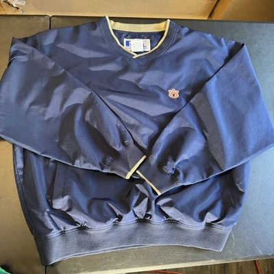 Vintage Russell Athletics Water Resistant Pullover Auburn University Windbreaker - Image 1 of 4