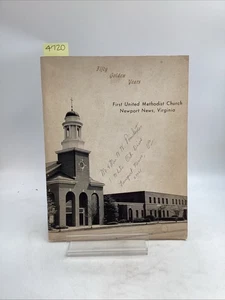 Fifty Golden Years First United Methodist Church 1970s Newport News VA Directory - Picture 1 of 6