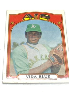 1972 Topps #169 Vida Blue Oakland Athletics baseball card - Picture 1 of 5