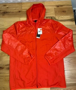 Adidas leichte Crinkle Jacke mit Kapuze Herren 2014. Neu Orange Größe L - Bild 1 von 12
