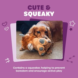 Webbox Hamish the Highland Cow - Plush, Squeaky & Super Soft Dog Toy - Picture 1 of 12