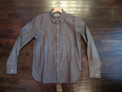 Knickerbocker NYC Chambray Work Shirts GREY Made In USA New With Tag Medium - Image 1 of 4
